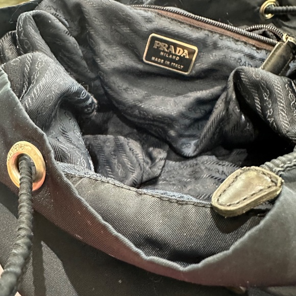 Navy Nylon Backpack - Picture 14 of 16